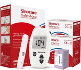 Glucosemeter - Startpakket - Bloedsuikermeter - 100 strips & Lancetten - Prikpen
