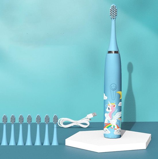 waarom Omhoog Rimpelingen CoolHome Sonic Unicorn - Elektrische Tandenborstel geschikt voor Peuters en  Kinderen -... | bol.com