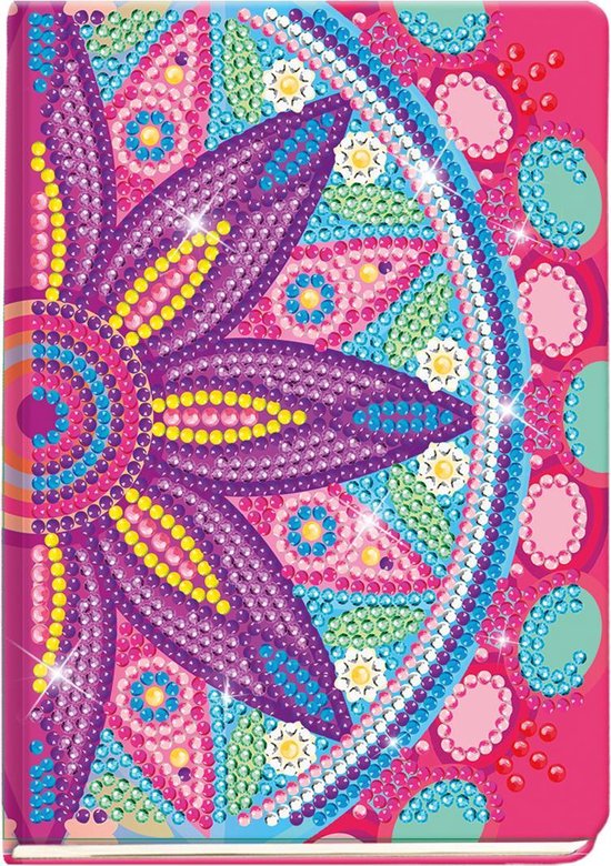 Totum Notitieboek dagboek diamond painting mandala speelgoed meisjes hobby knutselen cadeautip