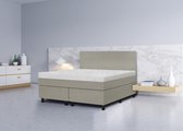 Complete boxspring Babette - 160x200 - Incl. pocketvering matras - Beige