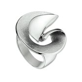 The Jewelry Collection Ring Gescratcht - Zilver