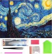 Enjoy painting | Diamond Painting Volwassenen - Diamond Painting Kinderen - Strand Diamond Art Kits voor volwassenen Vincent Van Gogh  - 30x40cm