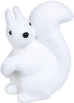 JJA - Witte eekhoorn decoratie 12 cm
