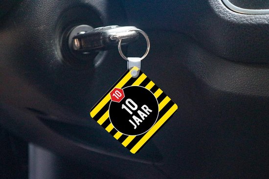 Porte-clés - Cadeaux - Jubilé - Anniversaire - 10 ans - Plastique
