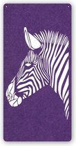 DECOBEL | DECO-VILT | Zebra | Wandpaneel - Wanddecoratie - Muurdecoratie - Woonkamer - Petfles - Duurzaam | Paars 41