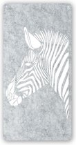 DECOBEL | DECO-VILT | Zebra | Wandpaneel - Wanddecoratie - Muurdecoratie - Woonkamer - Petfles - Duurzaam | Zilvergrijs 12