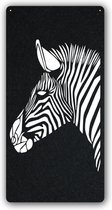 DECOBEL | DECO-VILT | Zebra | Wandpaneel - Wanddecoratie - Muurdecoratie - Woonkamer - Petfles - Duurzaam | Zwart 09