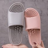 Massage slippers - Anti-slip voetmassage badslippers - Gezondheidsslippers - Roze - maat 36-37