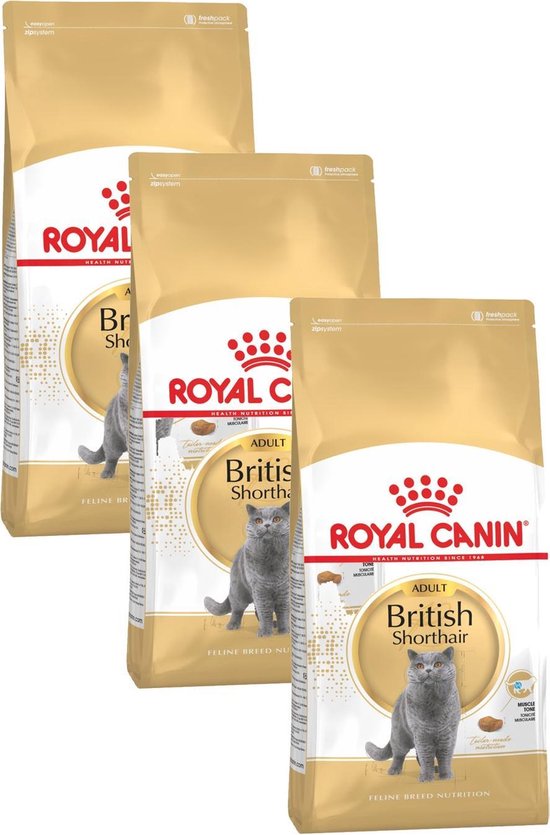 Royal Canin British Shorthair Adult - Kattenvoer - 3 x 2 kg