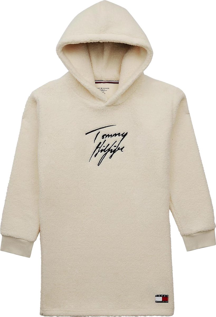 Tommy Hilfiger Tommy Hilfiger Lounge Trui - Meisjes - creme | bol.com