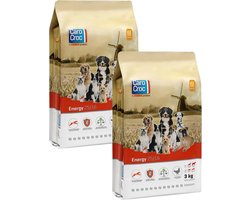 Carocroc Energy Vlees&Gevogelte&Rijst - Hondenvoer - 2 x 3 kg