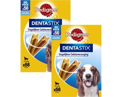 Pedigree Dentastix Multi-Pack Medium - Hondensnacks - 2 x 56 stuks