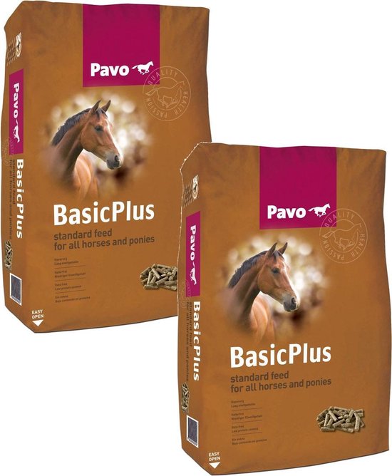 Memo Poging draagbaar Pavo Basic Plus - Paardenvoer - 2 x 20 kg | bol.com