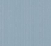 Livingwalls Mata Hari - Klassiek zijdeglans behang - Verticale fijne stuctuur strepen - blauw - 1005 x 53 cm