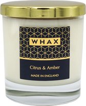 Whax | Candle | Geurkaars | Citrus en Amber | Fris, Zoet, Chypre