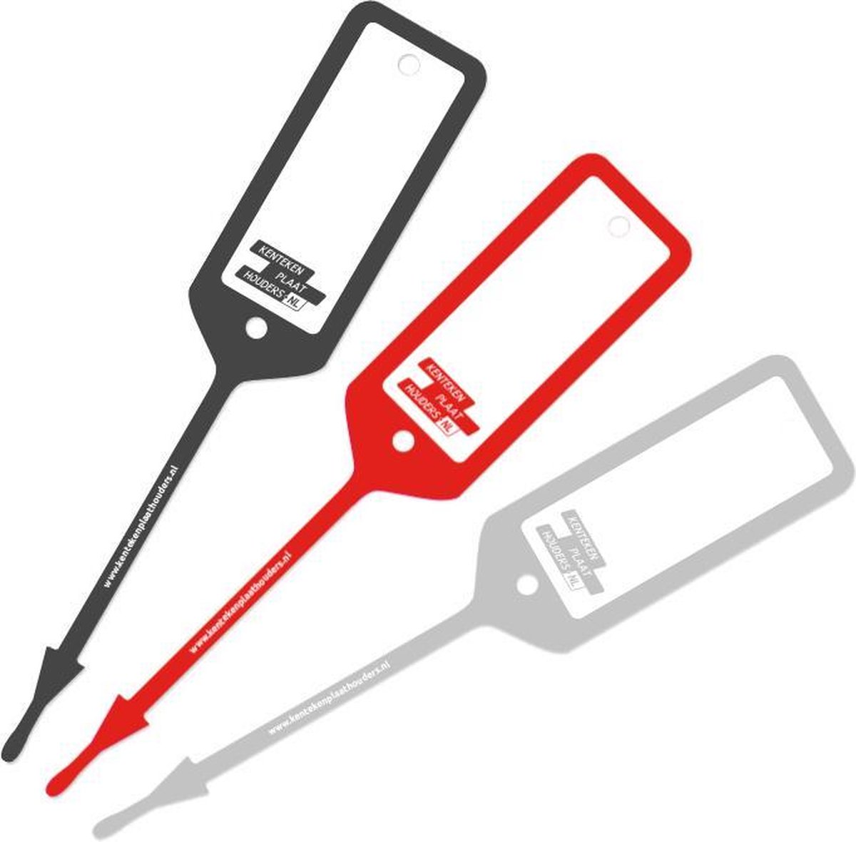 Sleutellabel Rood (100st)