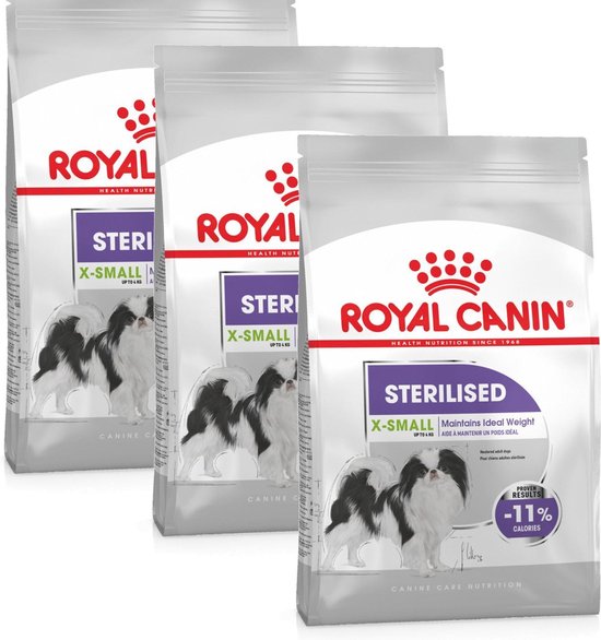 Royal Canin Sterilised X-Small - Hondenvoer - 3 x 1.5 kg