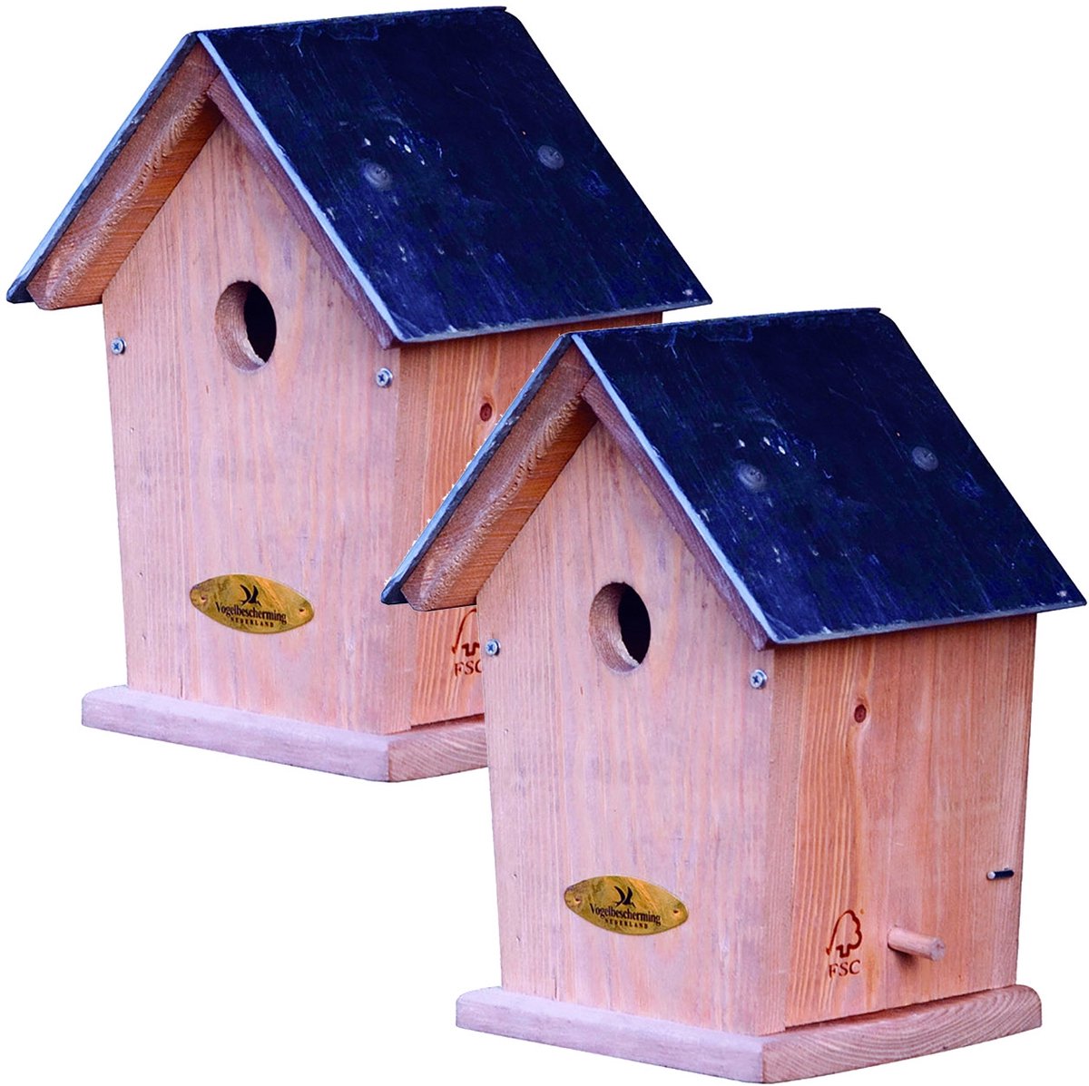 Wildbird Nestkast Mees Leien Dak 32mm - Broeden - 2 x  stuks