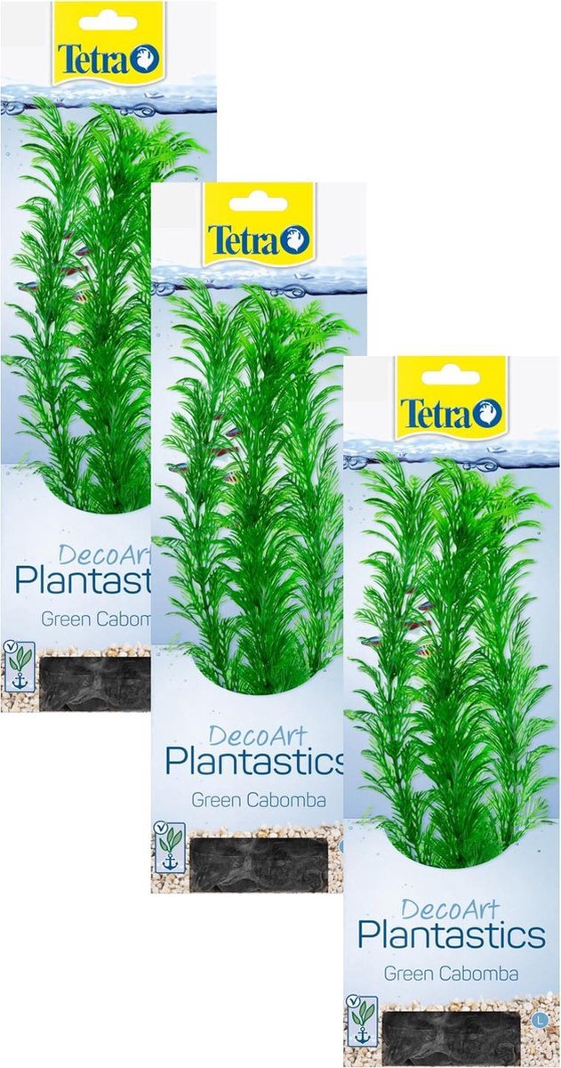 Tetra Decoart Plantastics Cabomba 36 cm - Aquarium - Kunstplant - 3 x Large