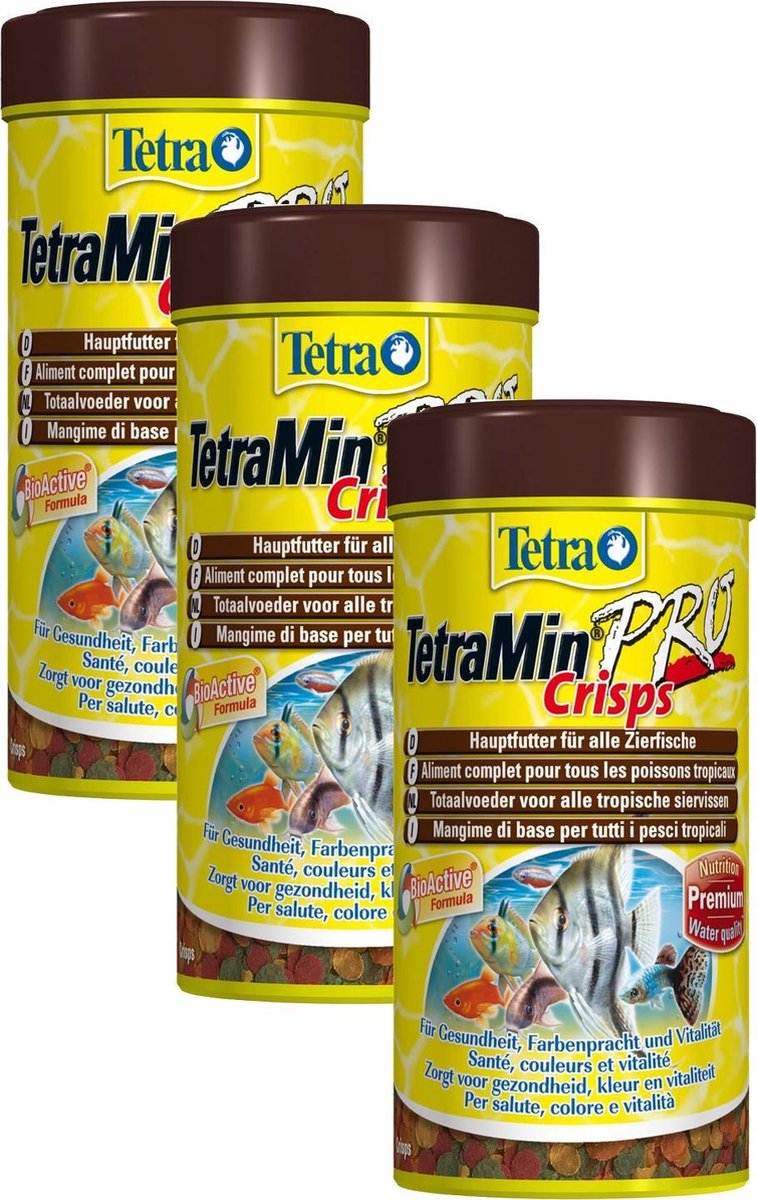 Tetra Tetramin Crisps - Vissenvoer - 3 x 250 ml
