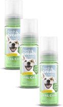 Tropiclean Fresh Breath Oral Care Foam - Gebitsverzorging - 3 x Mint 133 ml