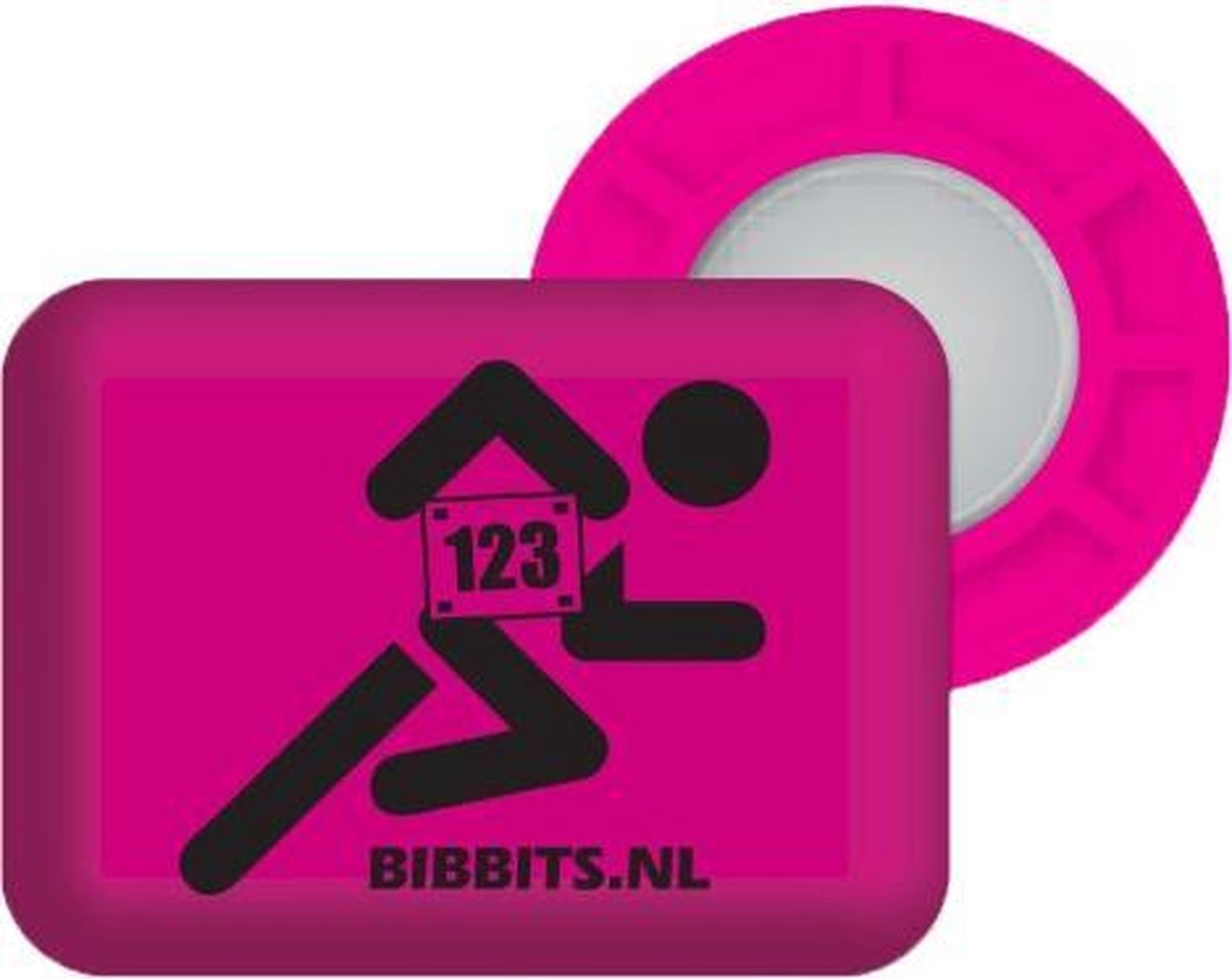 Bibbits hardloopmagneten | 123 Runner Pink