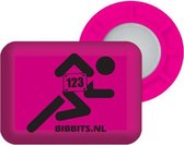 Bibbits aimants de course | 123 coureur Pink