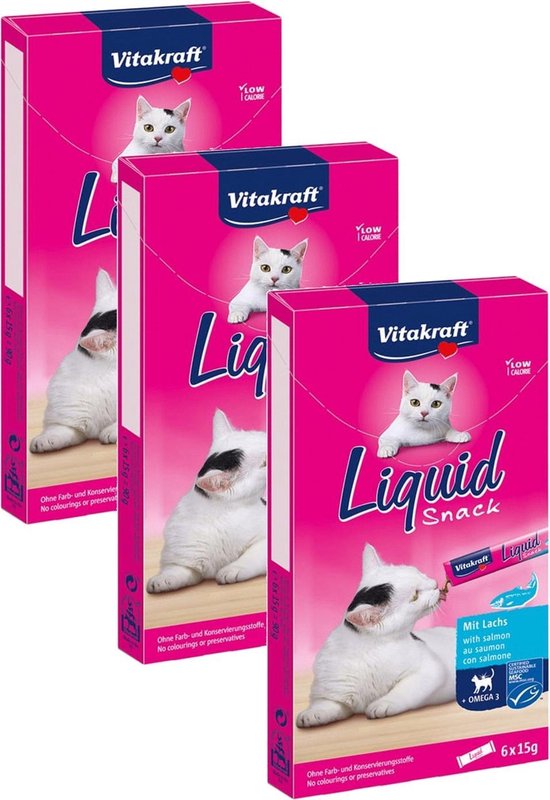 Vitakraft Cat Liquid Snacks – 3 Stuks
