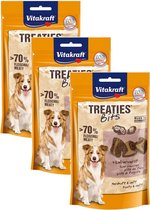 Vitakraft Treaties Bits Leverworst - Hond - Snack - 3 x 120 gr