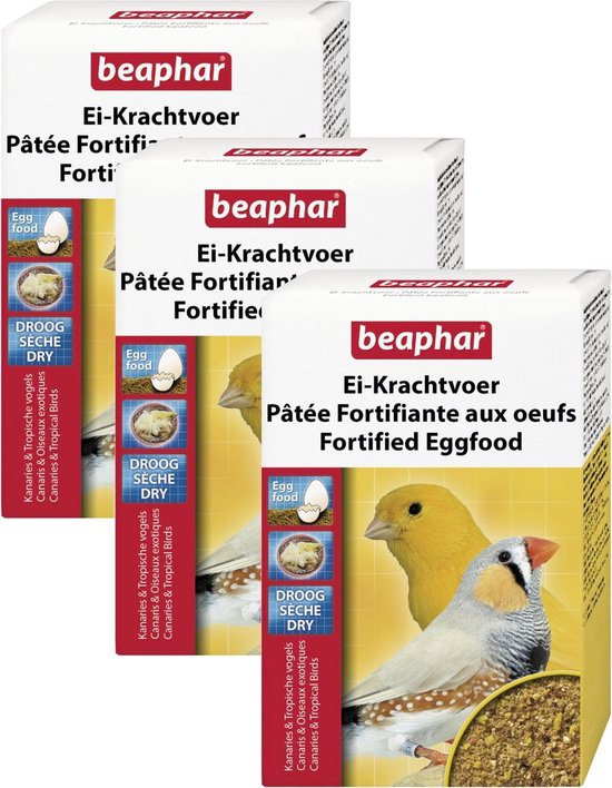 Beaphar Eikrachtvoer Kanarie/Tropisch - 3 St à 150 gr - Vogelvoer - Beaphar
