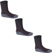 Stapp Unisex Walking Sok Zwart - Sokken - 3 x 43-46