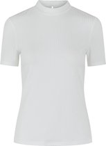 Pieces PCKYLIE SS T-NECK TOP  NOOS Dames T-shirt - Maat M