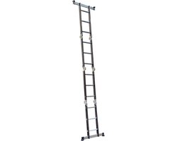 Escalo Multifold 4-in-1 Black vouwladder met platform