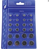 Knoopcelbatterijen assortiment - 24-delig - Alkaline
