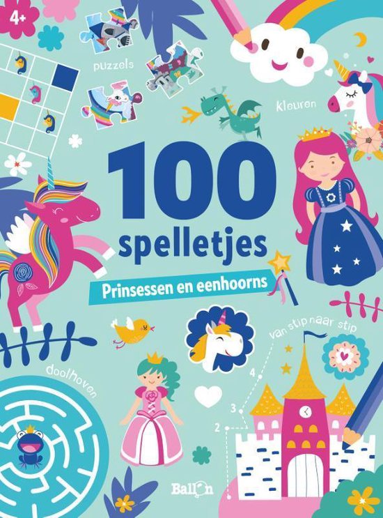 Inloggegevens uitdrukking Onophoudelijk 100 spelletjes 0 - Prinsessen en eenhoorns | 9789403221984 | Boeken |  bol.com