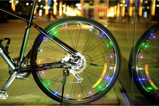 RRJ LED Fietswielverlichting Multicolor - Inclusief Batterijen