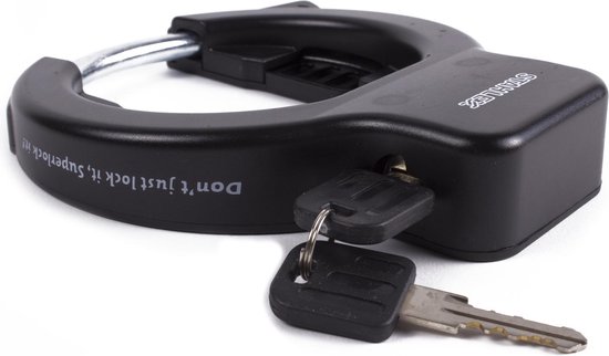 Stahlex Deluxe ringslot - 2 sleutels - zwart - stevige beveiliging - eenvoudig te bevestigen van Stahlex — afbeelding 2