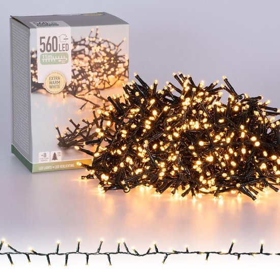Decorative Lighting Micro Cluster Kerstverlichting 11 meter - extra wit 560 LED's | bol.com