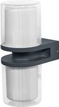 LEDVANCE Slim tuinarmatuur LED: voor muur, SMART+ UP DOWN FLARE MULTICOLOR / 14 W, 220…240 V, Warm White, 3000 K, body materiaal: aluminum, IP44