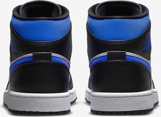 AIR JORDAN 1 MID EN BLANCO, AZUL Y NEGRO DE BEBÉ | AW LAB