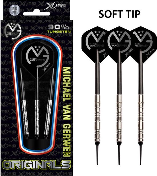 Michael van Gerwen - softtip dartpijlen - 20 gram - 90% tungsten - dartpijlen - darts - soft tip van Michael van Gerwen. — afbeelding 2