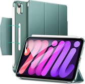 ESR - Tablet Hoes geschikt voor de Apple iPad Mini 6 2021 - 8.3 inch - Ascend Trifold Case - Donker Groen
