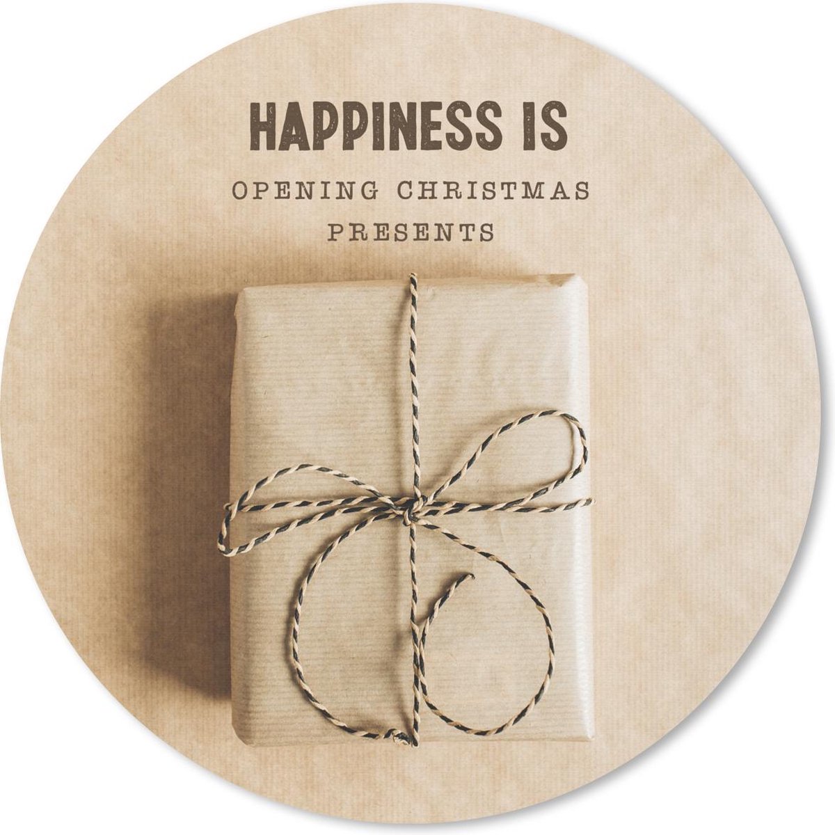 Muismat rond 30x30 cm - Mousepad Kerst - Cadeau - Quote - Ronde muismatten - Kerst - Cadeau - Kerstcadeau voor mannen en voor vrouwen