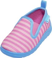 Playshoes Pantoffels Gestreept Junior Roze/blauw Maat 26/27