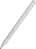 DrPhone Pro Logic - Actieve Stylus Pen met 4096 Drukpunten - Zilver - Magnetisch - Gumfunctie - Geschikt voor o.a Microsoft Surface Pro 3,4,5,6,7,X Laptop 1,2,3 Book 1,2 Studio - W
