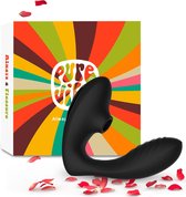 PureVibe® Air-Pulse Massage Lover Duo Luchtdruk Vibrator - Vibrators voor Vrouwen - Seksspeeltjes - Zwart