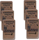Amiguitos Cat Snack Chicken - Kattensnack - 6 x 100 g