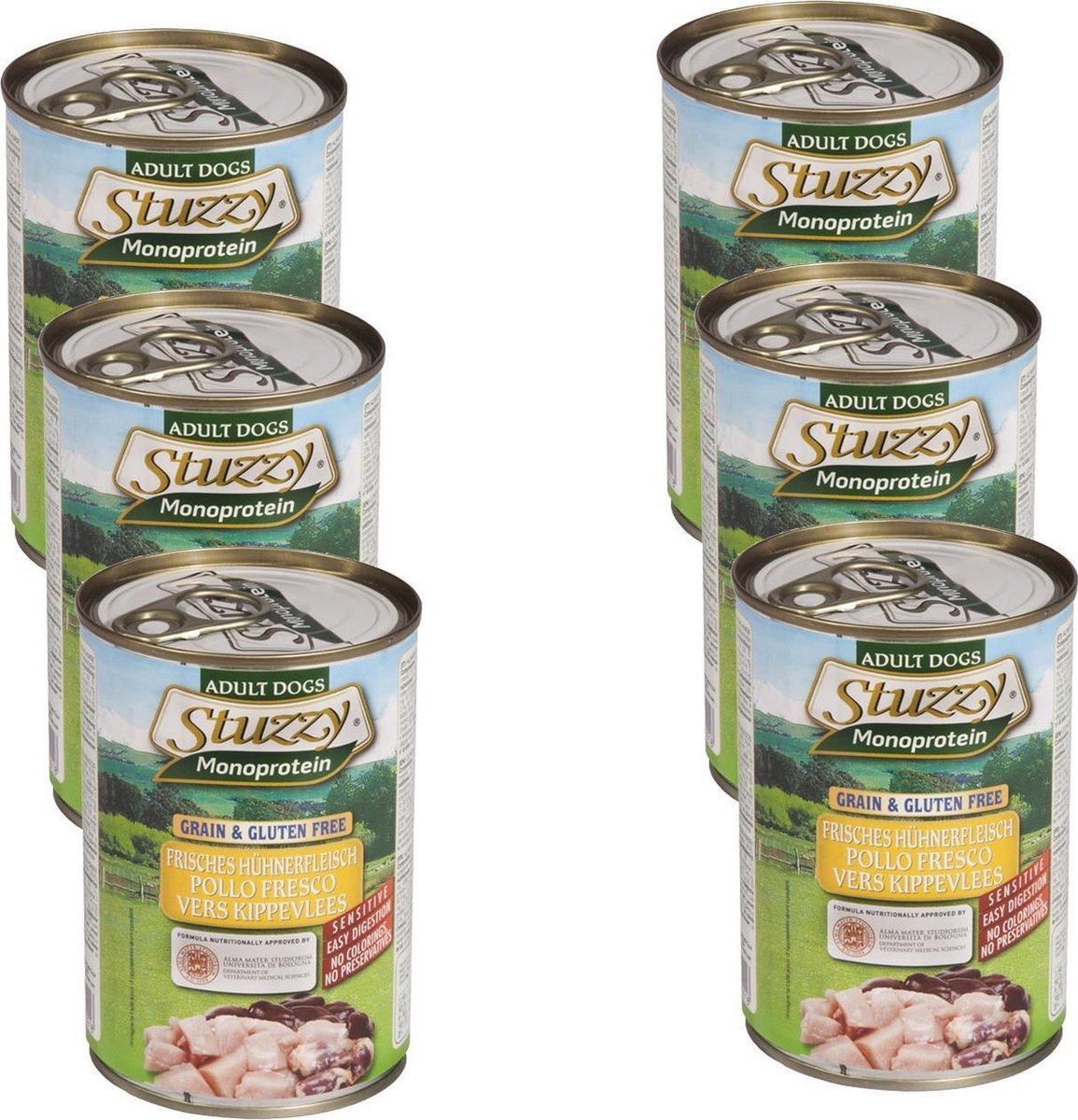 Stuzzy Stuzzy Blik Adult 400 g - Hondenvoer - 6 x Kip