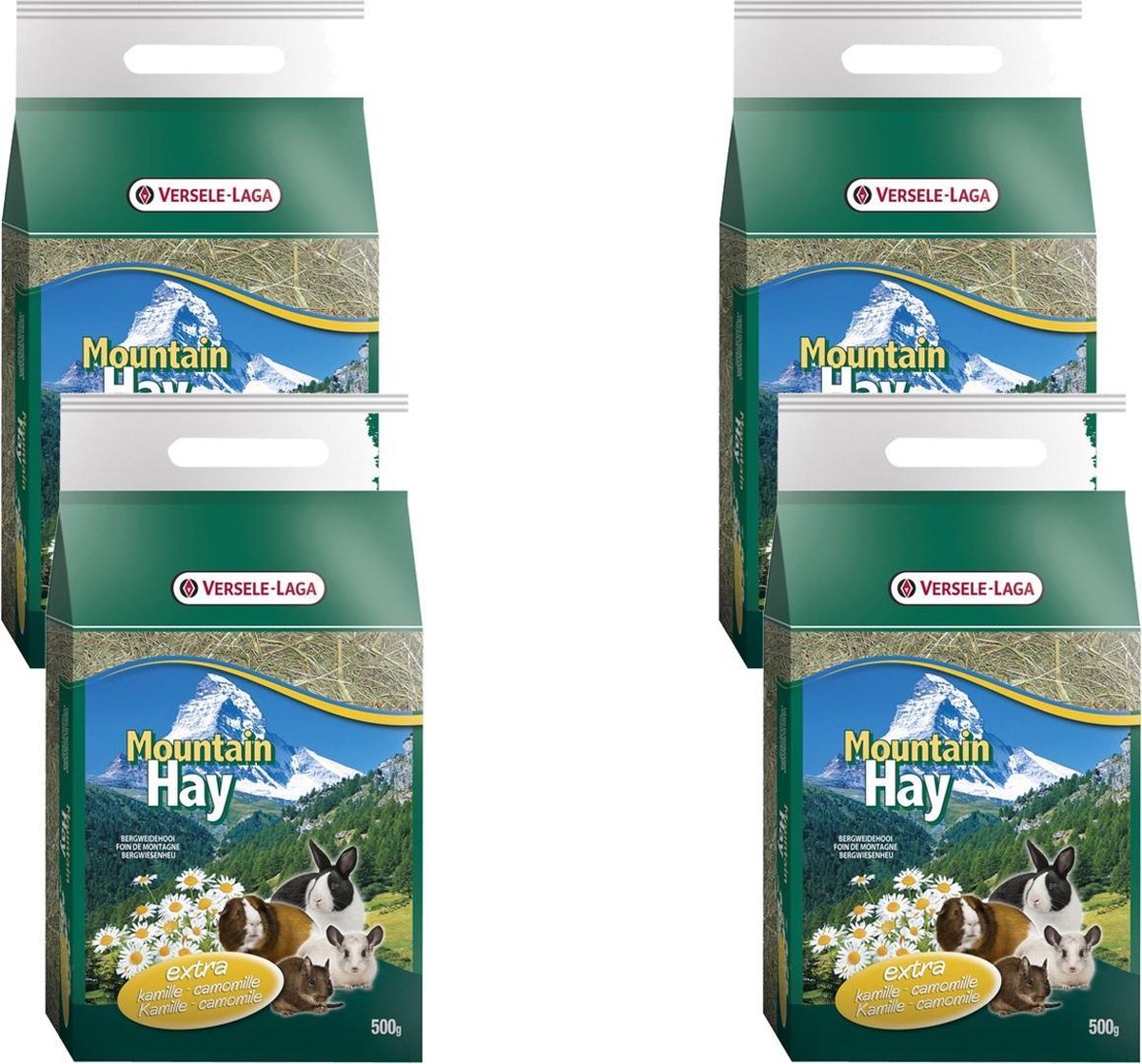 Versele-Laga Bergweidehooi 500 g - Ruwvoer - 4 x Kamille