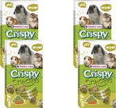 Versele-Laga Crispy Crunchies Hay - Snack pour rongeurs - 4 x Nature 75 g